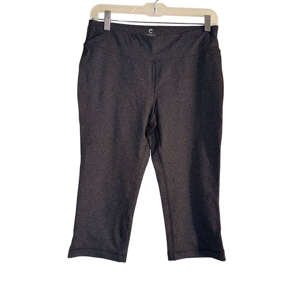 Core By Andrea Jovine Womens Black Capri Leggings M